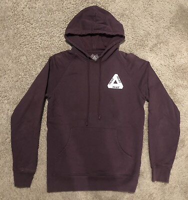 #ad Palace Hoodie Hooded Sweatshirt Size Medium Purple Burgundy $99.00