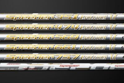 #ad New Fujikura Speeder Evolution VI 661 SR STIFF REG 46quot; Driver Shaft .335 Uncut $139.99