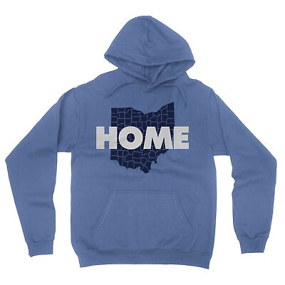 #ad My Home Ohio State Maps Silhouette Usa Gift Unisex Hooded Sweatshirt $37.48