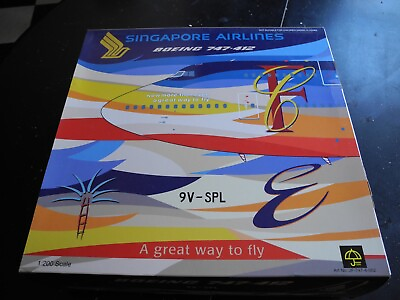 #ad COLLECTOR#x27;S FIND Inflight BOEING 747 412 SINGAPORE AIR ONLY 220 MADE RARE $999.00
