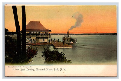 #ad Scene on East Coast of Thousand Island Park New York DB Postcard U21 $3.55