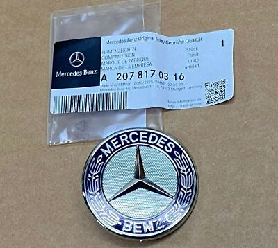 #ad Mercedes Benz C CL CLK CLS E GL GLK ML SL R S Class Hood Emblem Badge Genuine OE $26.67