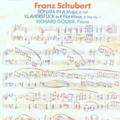 #ad F. SCHUBERT Piano Sonata In A Major Klavierstuck In E Flat Minor CD $25.49