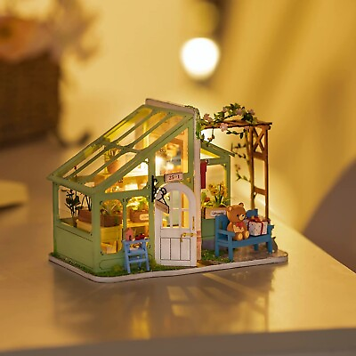 Rolife Doll House DIY LED Dollhouse Miniature Wooden Furniture Kit Kids Gift $23.99
