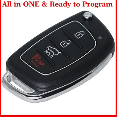 #ad For Remote 2013 2014 2015 2016 Hyundai Santa Fe Keyless Entry Car Key Fob $14.71