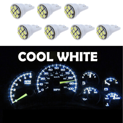 #ad Gauge Cluster LED Dashboard Bulb 6000K White For Chevy GMC 99 02 Silverado Truck $12.35