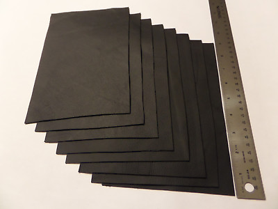 #ad #ad Upholstery Leather Scrap 6 x 9 inches Black 1 Piece $4.39