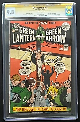 #ad Green Lantern #89 DC 1972 CGC 9.8 Signed Neal Adams Collection of Duke Caldwell $899.00