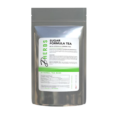 #ad Dherbs Sugar Formula Tea 20 Herbal Tea Bags $22.23