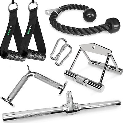 #ad A2ZCare Combo Execrise Handle V Handle Rotating Bar V Shaped amp; Tricep Rope $74.69