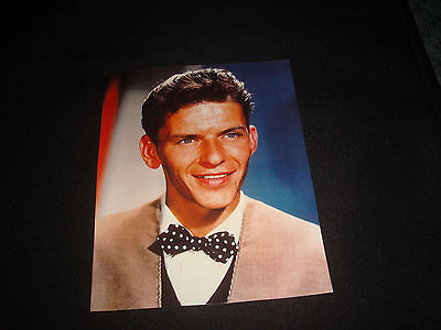 #ad Frank Sinatra Color 8X10 Vintage Photo SR7 $14.99