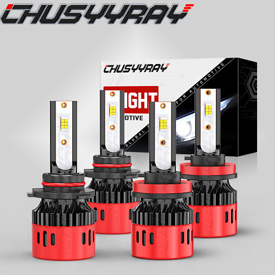 #ad 4x For Chevy Trax 2013 2016 Combo LED Headlights Fog Light Bulbs Kit WHITE $39.99