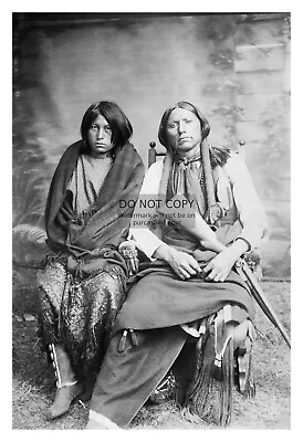 #ad CHIEF QUANAH PARKER NATIVE AMERICAN LEADER AND HIS WIFE 4X6 PHOTO $7.97