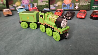 #ad Fisher Price 2019 Thomas Wood Train Henry The Green Engine NEW LOOSE $29.99