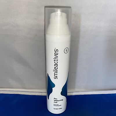 #ad {F6} Smileactives Pro Whitening Gel New Sealed 3.8oz 108g Add To Toothpaste $42.00
