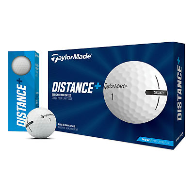 #ad TaylorMade 2021 Distance Plus Golf Balls 12 Pack White $16.05