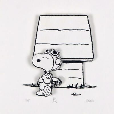 #ad Peanuts quot;Heroquot; Hand Numbered Limited Edition 3D Decoupage COA $499.00
