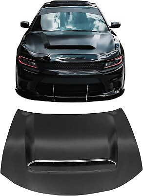 #ad For 2015 2022 Dodge Charger Demon Style ALUMINUM hood functional vented bezel $749.00