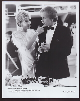 #ad MAKING MR. RIGHT Movie 8x10 Promo Press Photo 1987 John Malkovich Glenne Headly $4.79