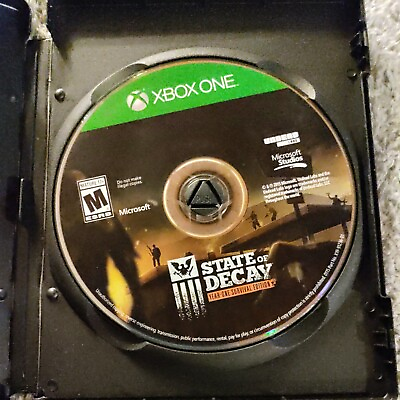 #ad 🔥State of Decay Year One Survival Edition Xbox One 2015 🔥DISC ONLY 🔥 $8.06