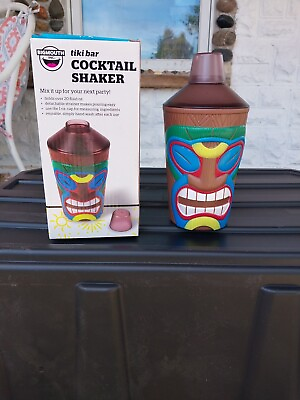 #ad Tiki Bar Drink Mixer Strainer Martini Club Cocktail Shaker Tropical Party 20 oz $12.00
