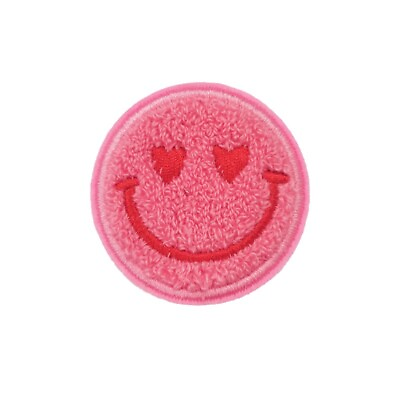 #ad Smiley Face Chenille Embroidered Iron on Patches for Bag Hats Clothing 5 Pieces $10.62