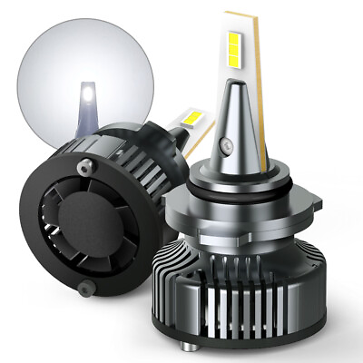 #ad 2X 9006 AUXITO LED Headlight Bulb Low Kit Beam Free Error Super Bright White $38.69
