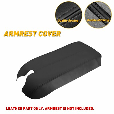 #ad Black Leather Console Center Lid Armrest Fits Cover 2007 2012 Acura RDX 2011 US $9.59