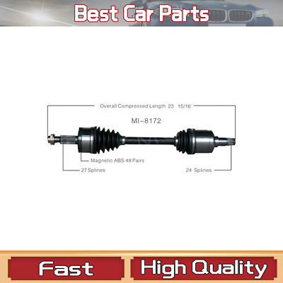#ad TrakMotive Front Right Axle Shaft For Chrysler 300 Dodge Charger Magnum AWD LST $72.74
