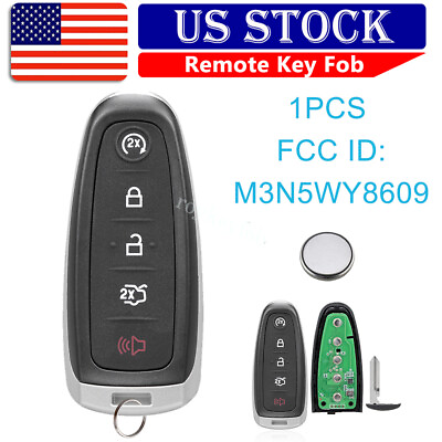 #ad Replacement For 2011 2015 Ford Explorer Edge Prox Remote Car Key Fob 5 Buttons $17.95