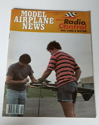 #ad Vintage Model Airplane News Magazine January 1978 $14.99
