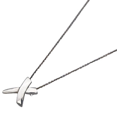 #ad TIFFANY Necklace Paloma Picasso 925 Silver $167.54