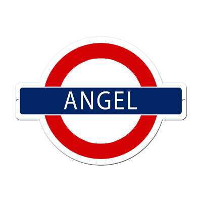 #ad VINTAGE STYLE METAL SIGN Angel Underground 21x16 $75.50