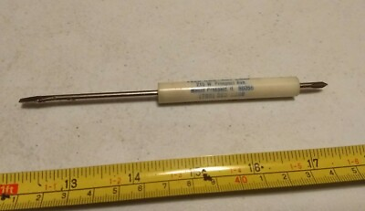 #ad Vintage Feed Control Corp Mount Prospect Illinois Advertising Pocket Screwdriver $14.99