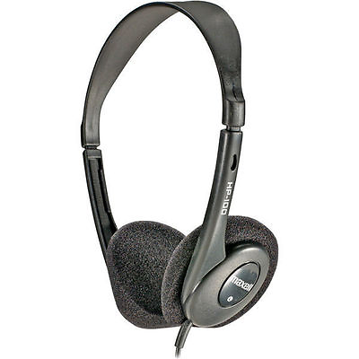 #ad Maxell 190319 Lightweight 48g Black Stereo Headphones 20 20K Adjustable Headband $8.69