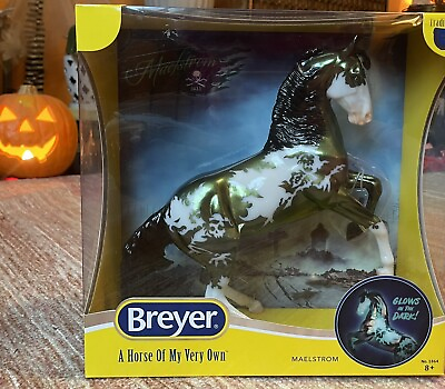 #ad Breyer Retired Halloween 2022 Traditional Horse Model Maelstrom $120.00