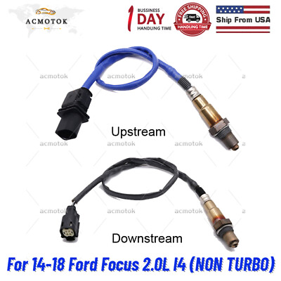 #ad For 2014 2018 Ford Focus 2.0L l4 Oxygen O2 Sensor 2PCS Upstreamamp;Downstream $59.99