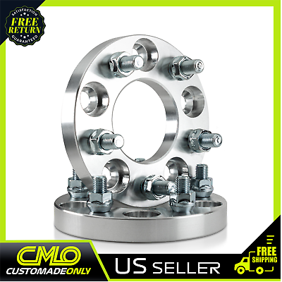 #ad 2pc 25mm 1quot; Wheel Spacers 5x127 For 2007 2018 Wrangler 99 10 Grand Cherokee $44.95