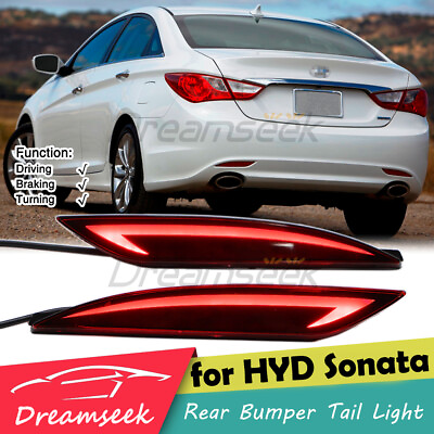#ad LED Rear Bumper Tail Light For Hyundai Sonata 2011 2014 Brake With Turn Light #A $25.99