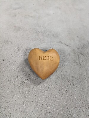 #ad Small Decorative Wooden Heart Herz Mein $9.98