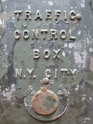 TRAFFIC CONTROL BOX NY CITY Old RHTF Retired NYC New York OFF RED AMBER GREEN $1895.00