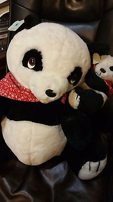 #ad Large Panda Teddy bear snuggables by Heartline amp; Cub Company Plush and Cuddly $99.00