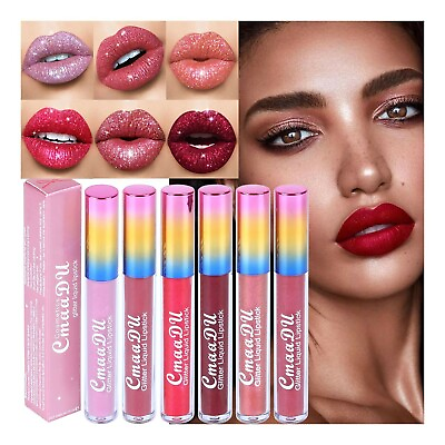 #ad Matte Lip Gloss Liquid Lipstick Waterproof Long Lasting Lipgloss Makeup Glaze $2.50
