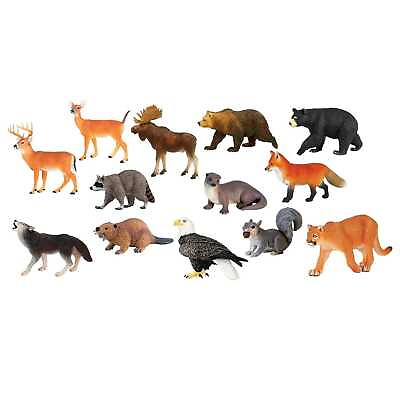 #ad Safari LTD North American Animal Set 13 Pieces $101.24