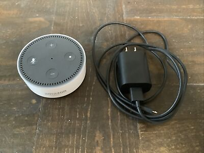 #ad Amazon Echo Dot 2nd Gen Smart Speaker Alexa RS03QR White W Original 9W Charger $19.99