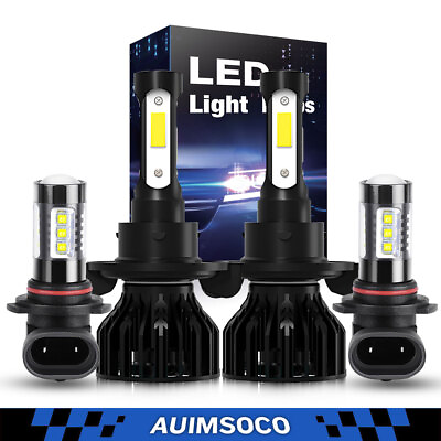#ad #ad 4x LED Headlight High Low Beam Fog Light Bulbs 6000K For 2006 2010 Ford Explorer $41.39