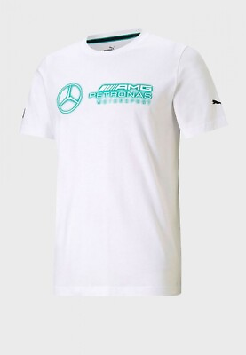 #ad Mercedes AMG Petronas White Logo Tee $24.95