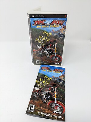 #ad Mx Vs Atv Unleashed On The Edge PlayStation PSP Sony Complete $4.99