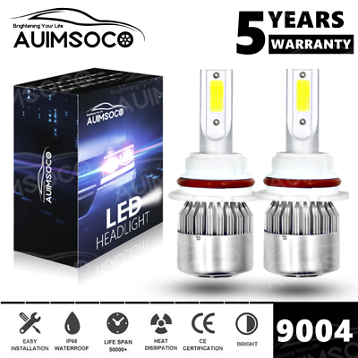#ad 9004 LED Headlight Bulbs for Dodge RAM 1500 2500 3500 1994 2001 High Low Beam $22.99
