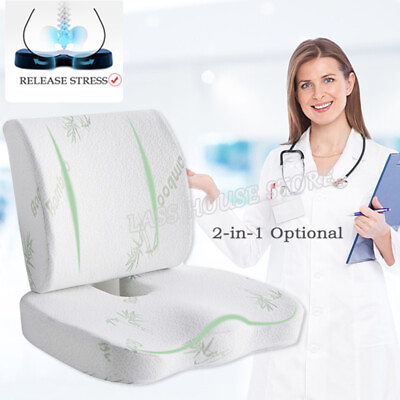 #ad Orthopedics Hemorrhoids Seat Cushion Memory Foam Rebound Cushion Office Pillow $26.60